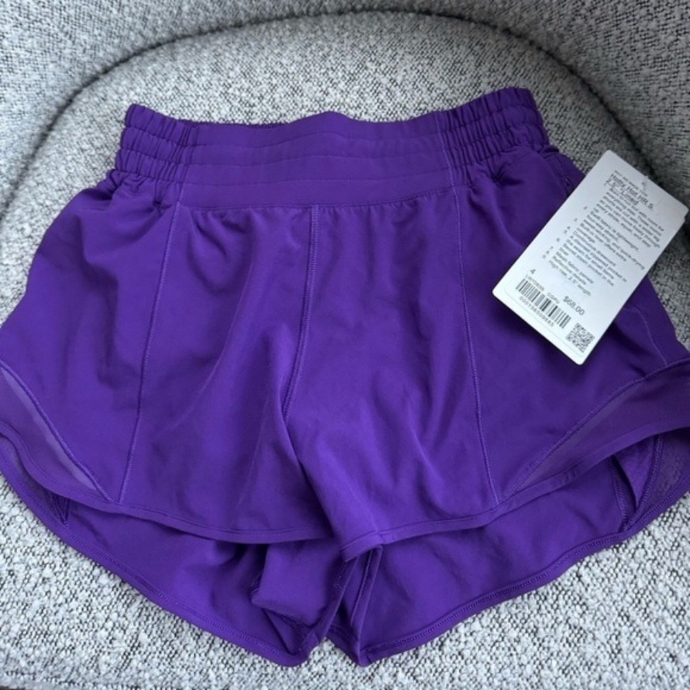 Women's Purple Athletic Shorts
